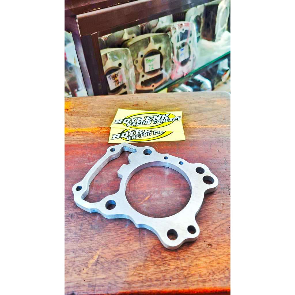PACKING BLOK GANJEL BLOK PERPAK PACKING STRUK SONIC CB CBR NEW K56 TEBAL 11MM-20MM ALMINI - BOYRENK 