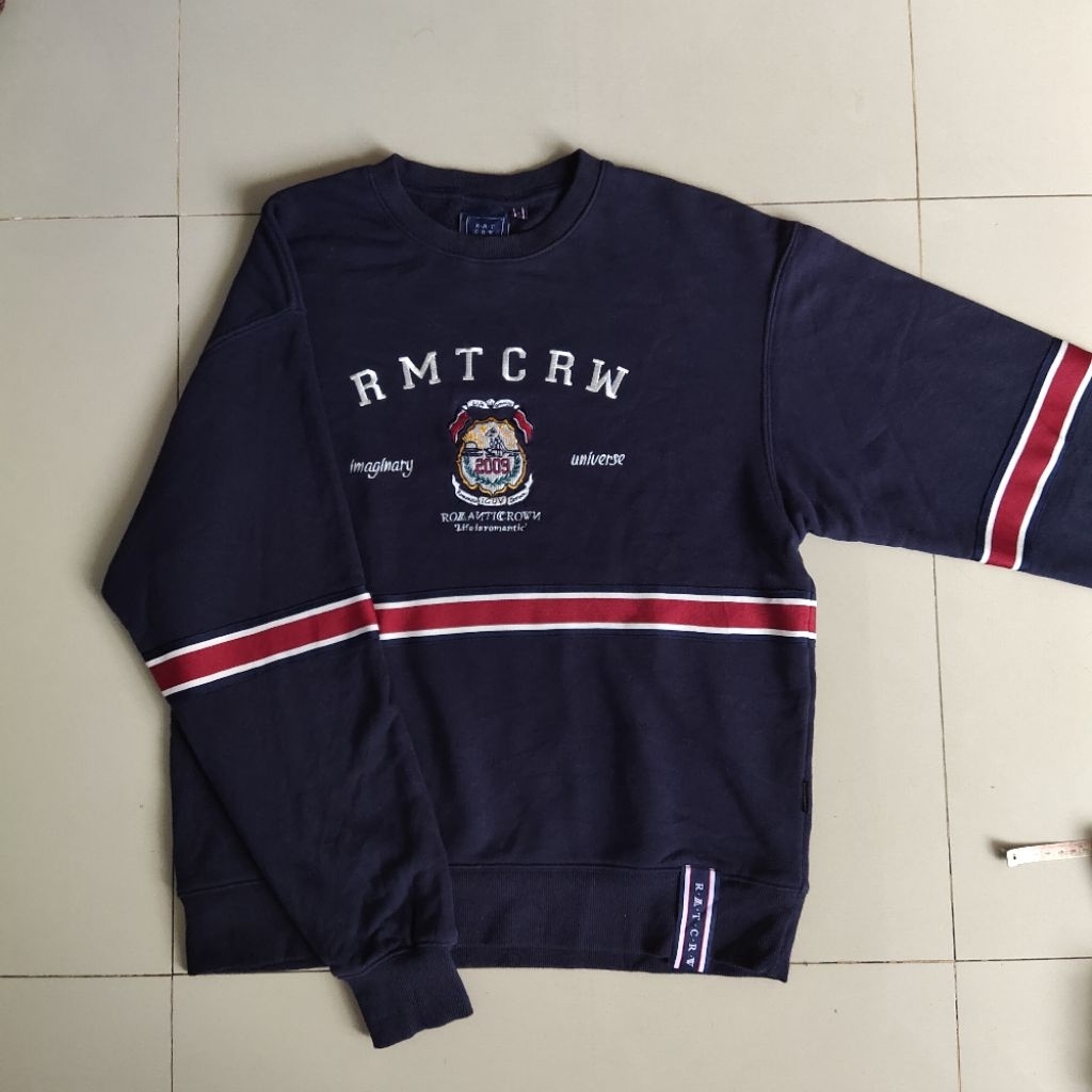 crewneck Romantic Crown size S navy