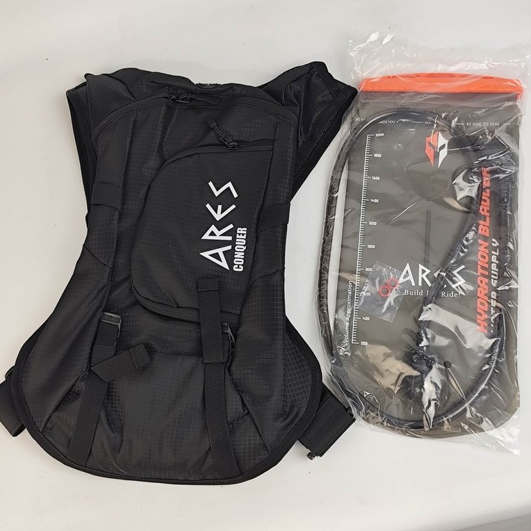 Tas Hydropack Tas Gendong Punggung Trail Ares Conquer 6L + Water Bladder 2L ARES