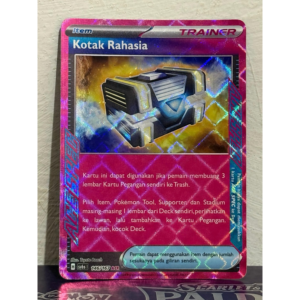 kotak rahasia pokemon tcg