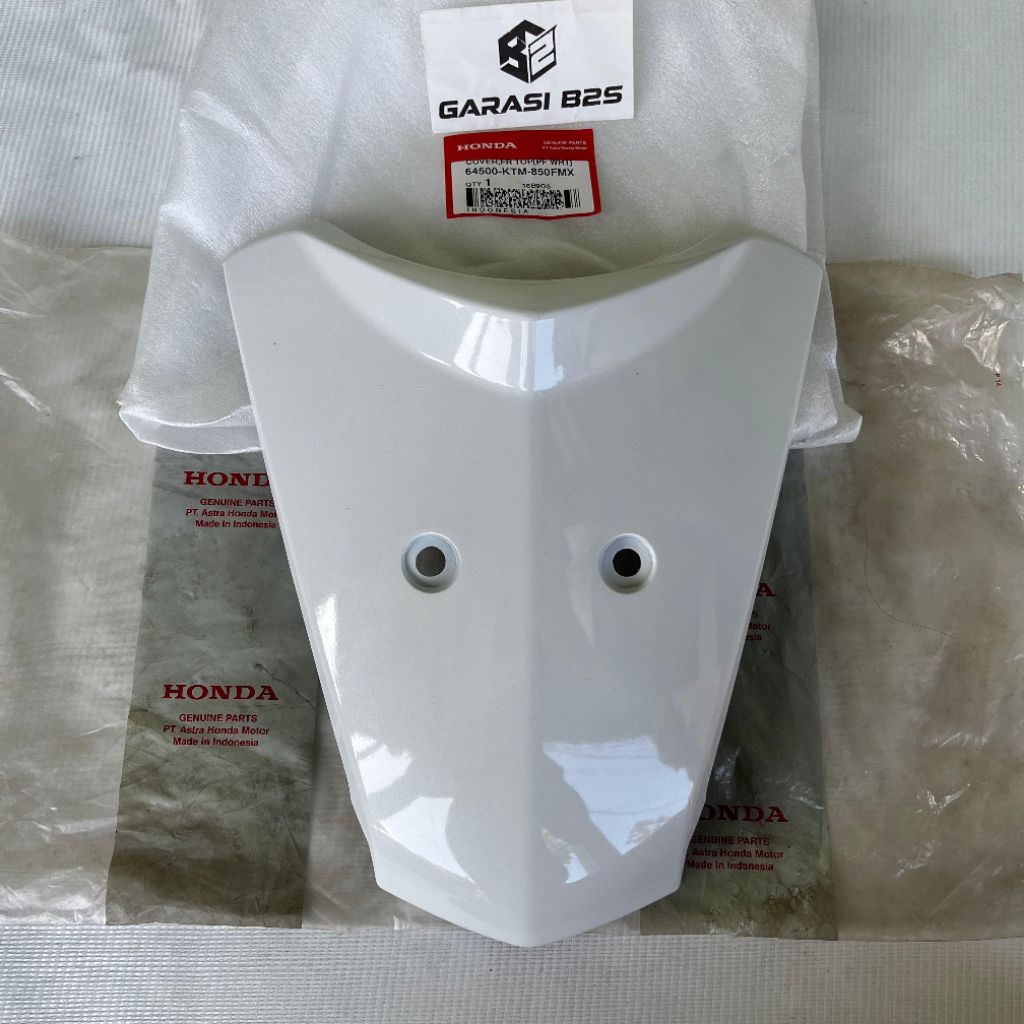 64500-KTM-850FMX Cover Front Top Panel Tameng Dasi Depan Putih Supra X 125 Old Lama Karbu Original A