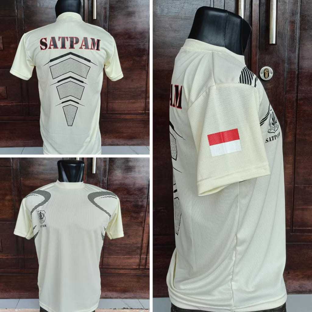 Kaos Dryfit Satpam/Kaos Satpam/Kaos Dalam Satpam/Kaos Security