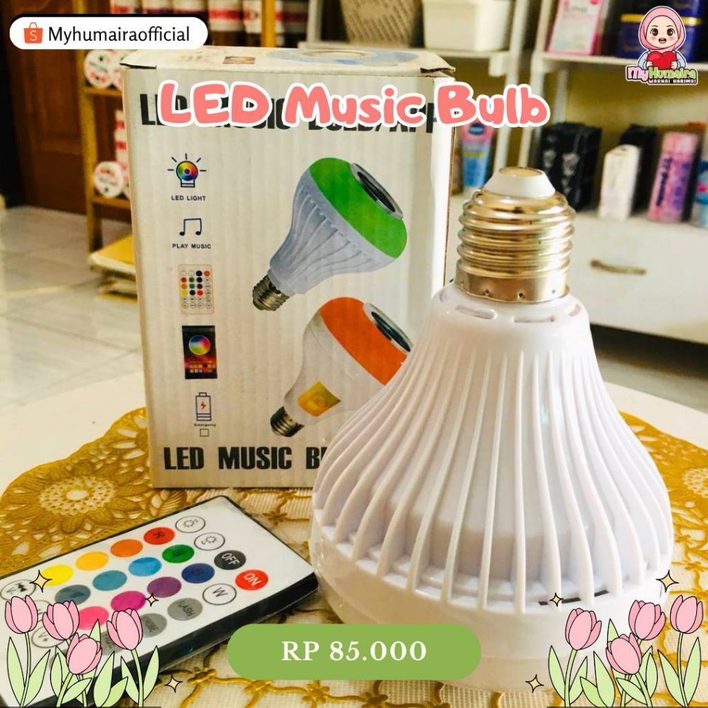 [TENGGARONG] LAMPU SPEAKER LED MUSIC BULB
