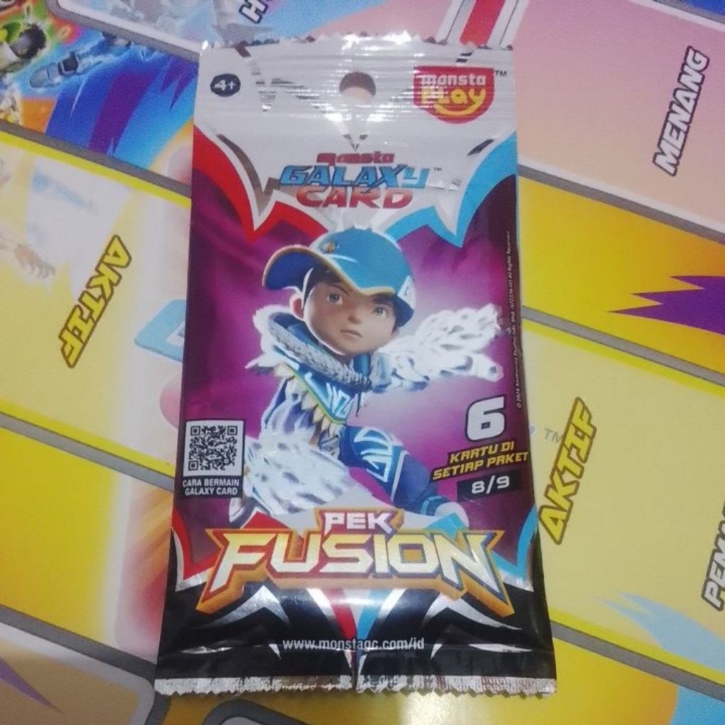Pek Fusion Boboiboy Monsta galaxy card No 8