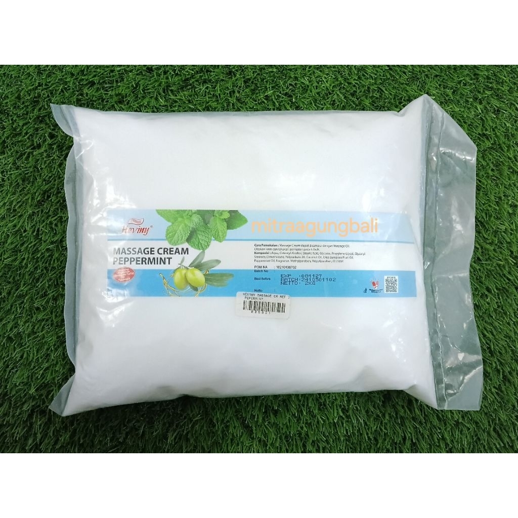 Heviny Massage Cream Peppermint 2kg