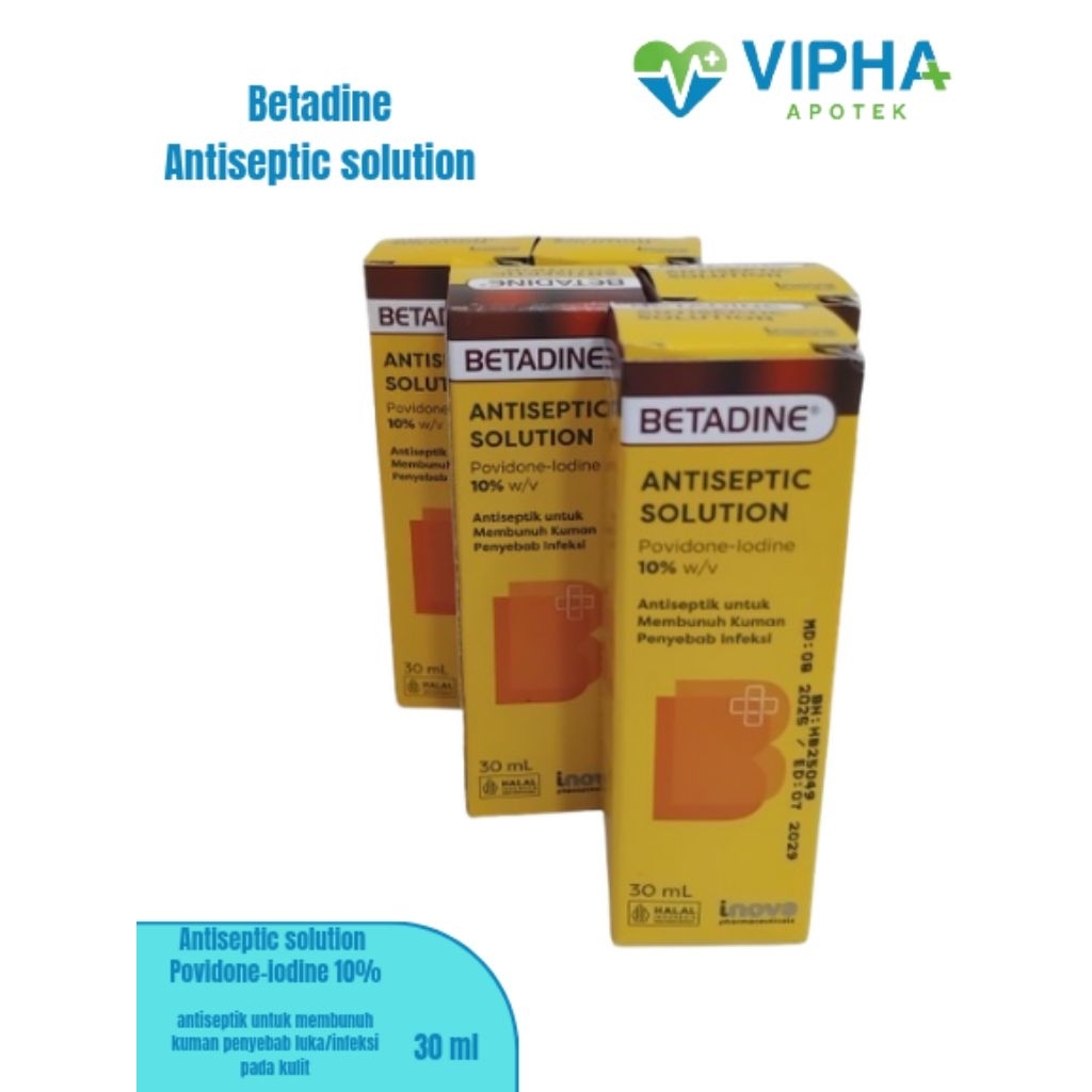 BETADINE ANTISEPTIC SOLUTION 30 ML