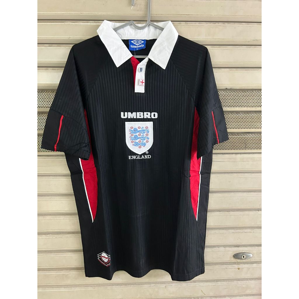 RETRO INGGRIS AWAY 1998 HITAM RETRO ENGLAND 98 BLACK