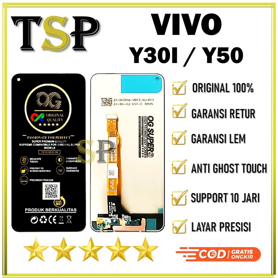 LCD TOUCHSCREEN VIVO Y30I / Y50 ORIGINAL HIGH QUALITY