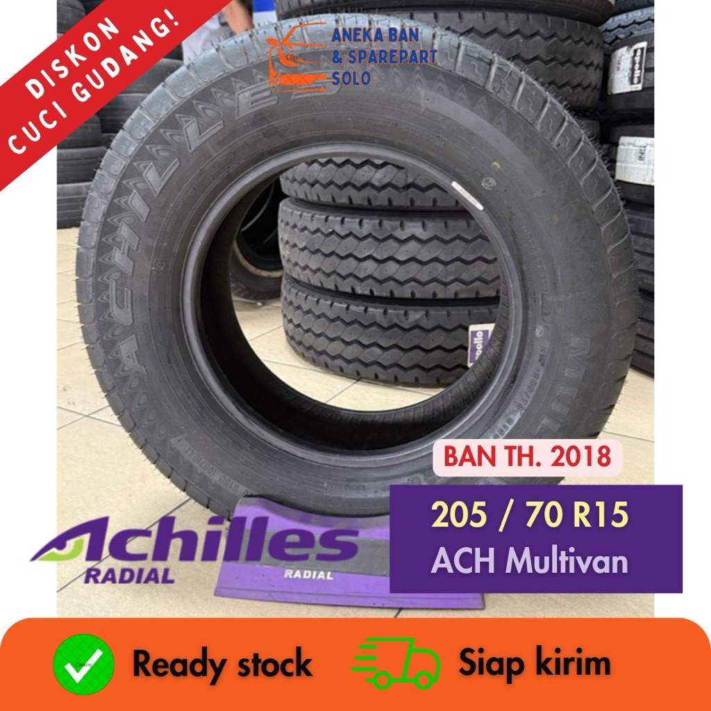 [CUCI GUDANG] Ban Mobil Achilles Multivan 205/70 R15 - Th. 2018