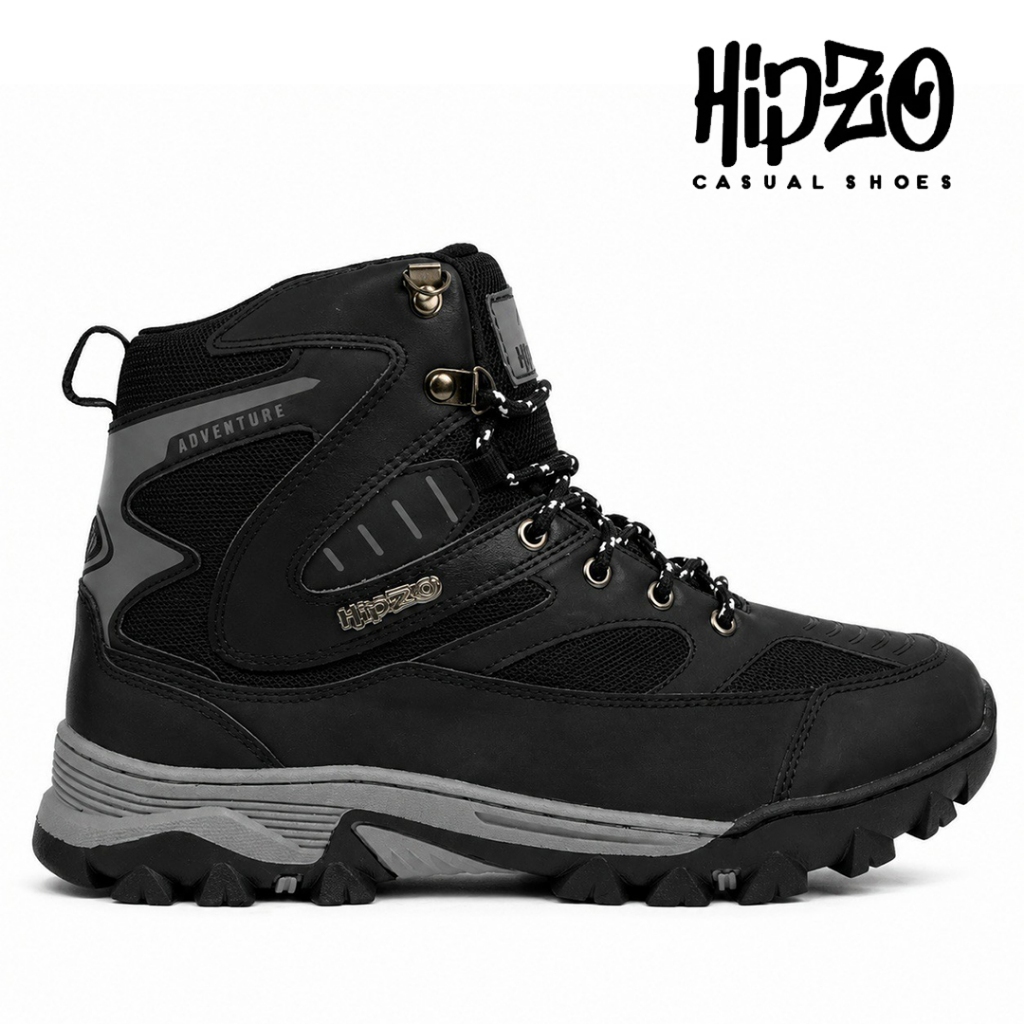 TERBARU SEPATU HIKING HIPZO M072 BOOTS HIGH QUALITY UNTUK PRIA SIZE JUMBO ORI PENDAKI