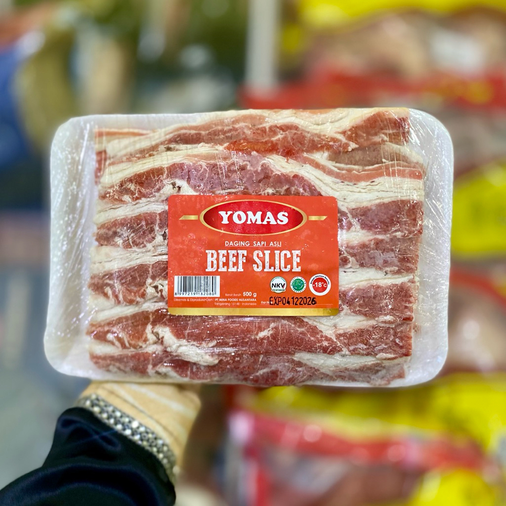 Yomas Beef Slice Daging Sapi Asli 500gr Toko May Instan