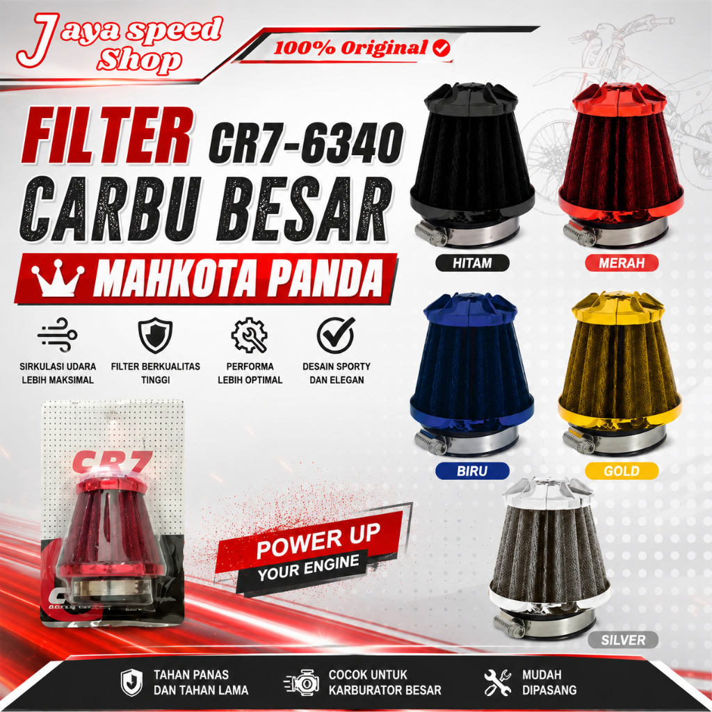FILTER CR 6340 MAHKOTA PANDA UNTUK PENYARING KARBU