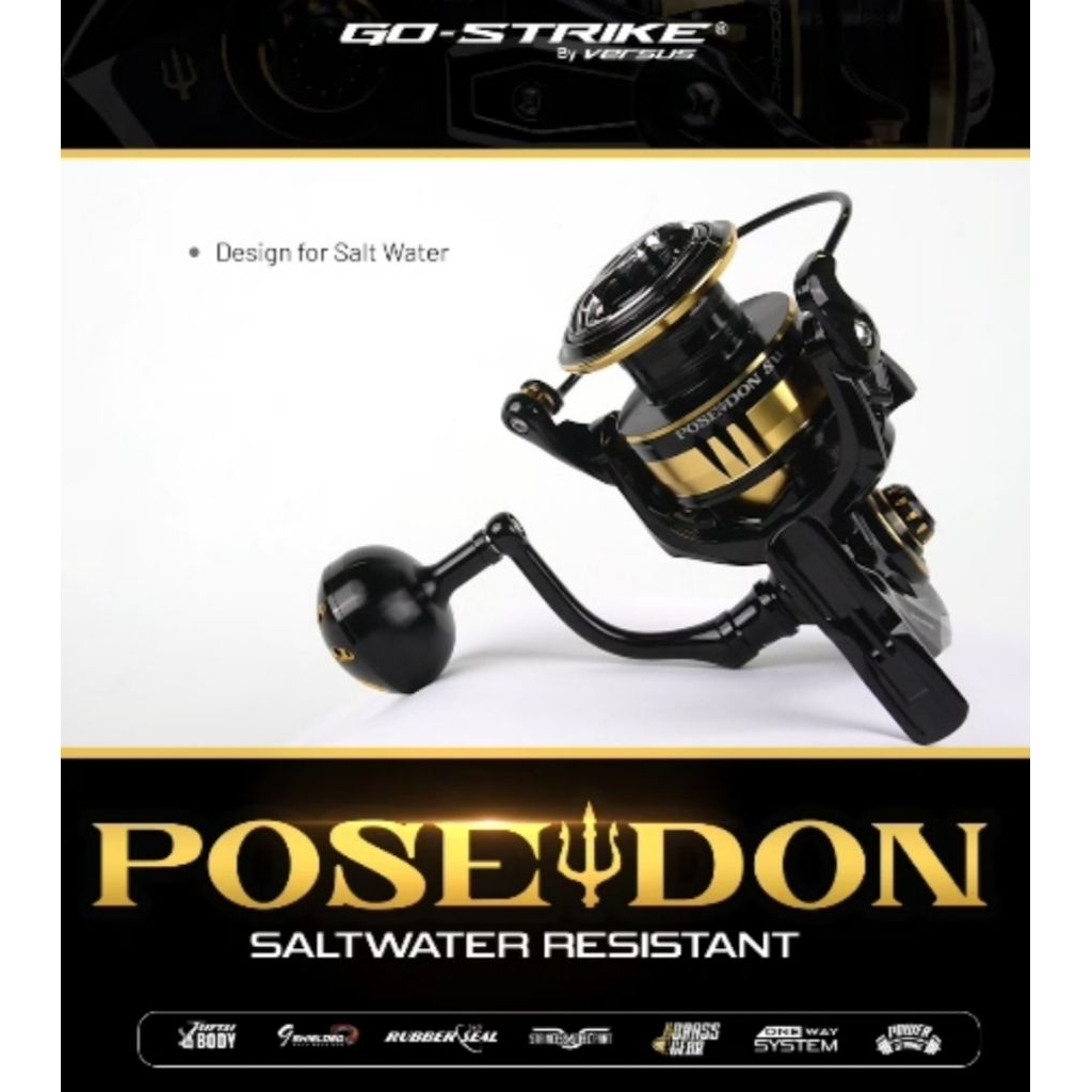 Reel Pancing GO-STRIKE POSEIDON 4000 6000 8000 PG Saltwater