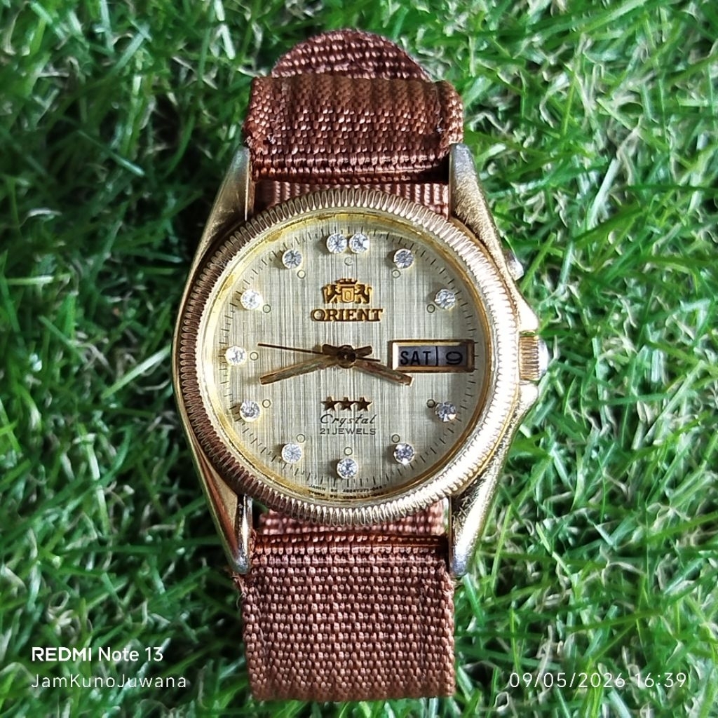 jam tangan pria ORIENT  automatic 21 jewels vintage watch