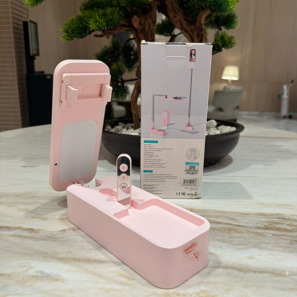 USAMS ZB209 Phone Stand/Holder For Live TikTok/Selfie/Content