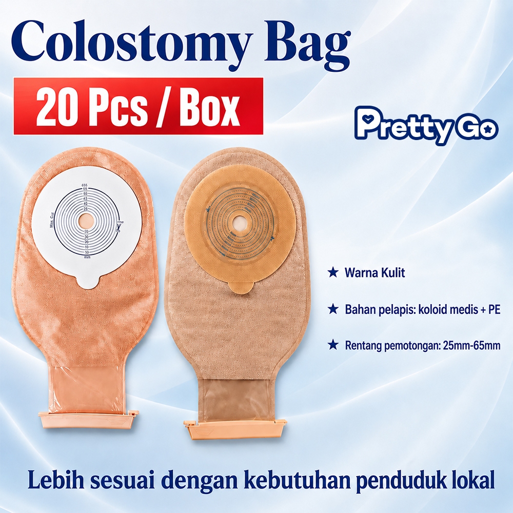 20pcs Kantong Colostomi Colostomy Bag Dewasa Colostomy Bag