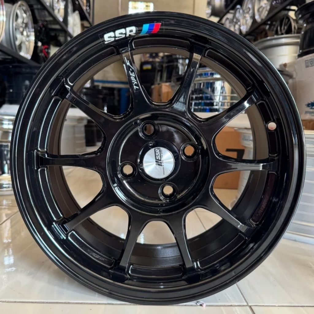 velg mobil ring 15 SSR TYPE F lebar 6,5 pcd 4x100 et 40 velg racing ring 15 untuk mobil brio jazz ci