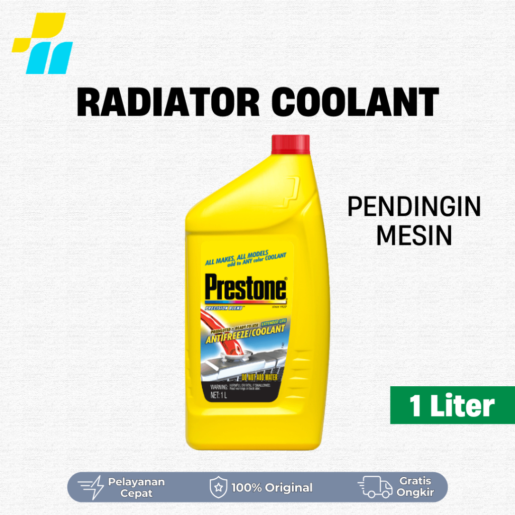 Prestone Coolant Air Radiator Merah Pink 1 Liter - Pendingin Mesin Motor Mobil Coolant Original