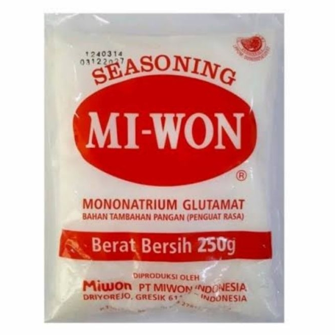 Micin miwon penguat rasa 250 gram ( MIWON BESAR )