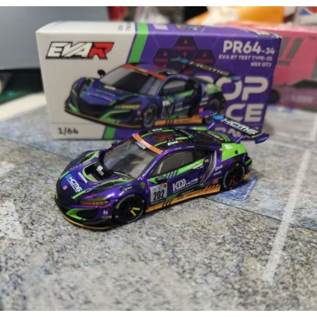 Pop Race NSX Eva Ungu Unsealed