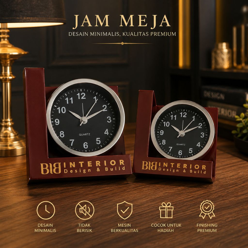 Jam Meja Eksklusif, Jam Meja Kayu,Jam Meja Souvenir Kantor,Jam meja Souvenir Seminar,Jam Meja Souven