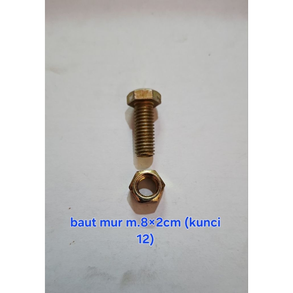 20pcs baut+mur 8x20
