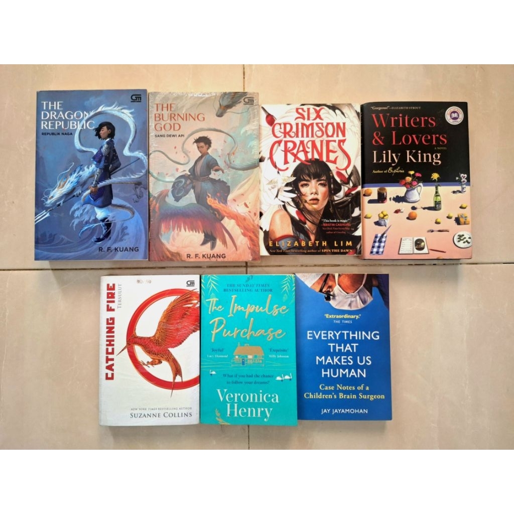 Novel The Dragon Republic (preloved) & The Burning God (sealed) set