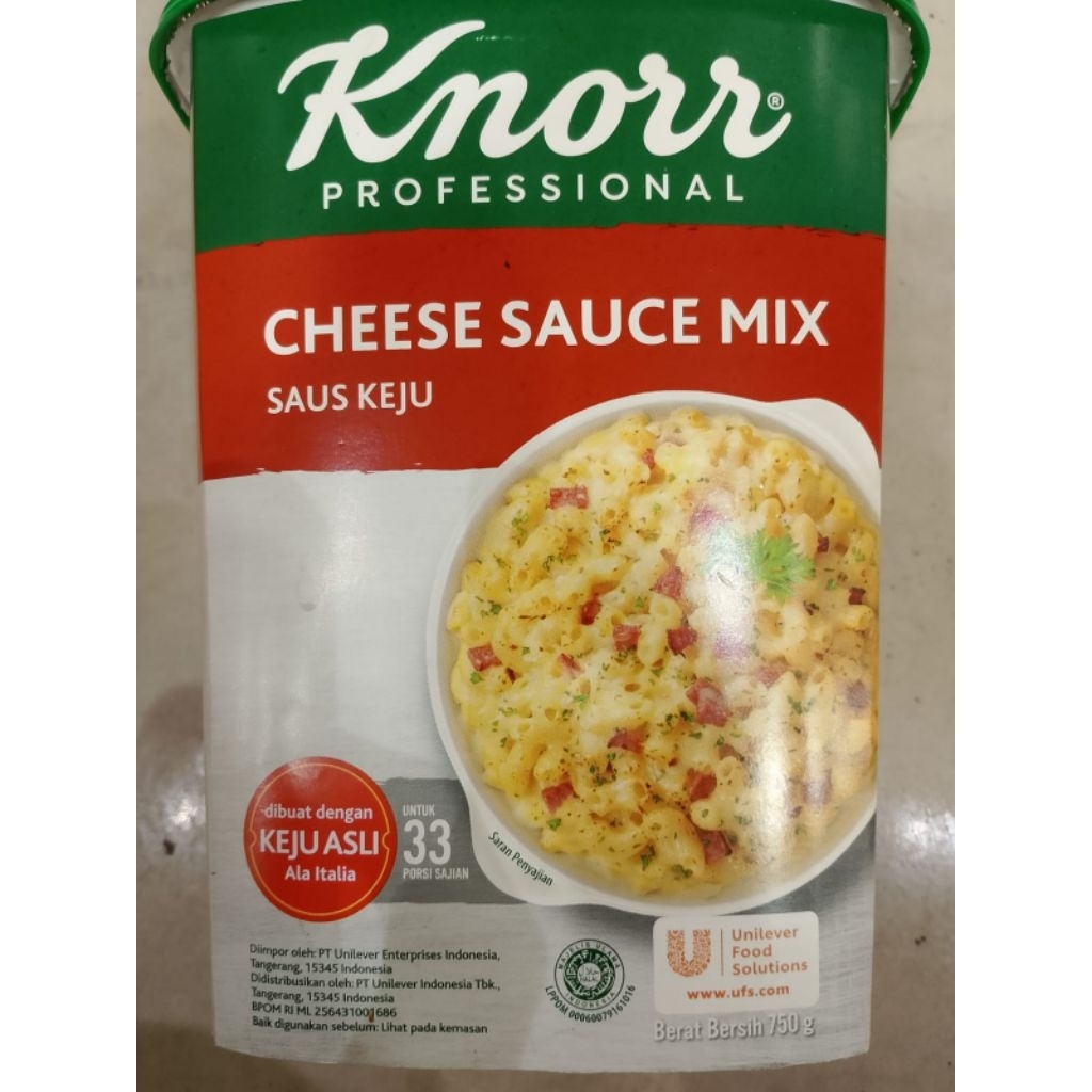Knorr  cheese sauce  mix ( sauce  keju ] 759 gr