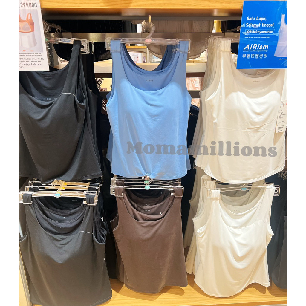 SALE UNIQLO Women AIRism Bra Tank Top Wanita