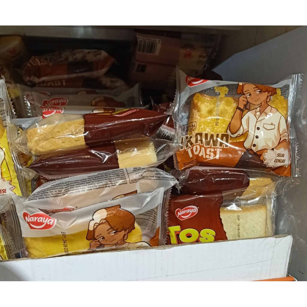 Naraya ikawa toast roti selai coklat 60g