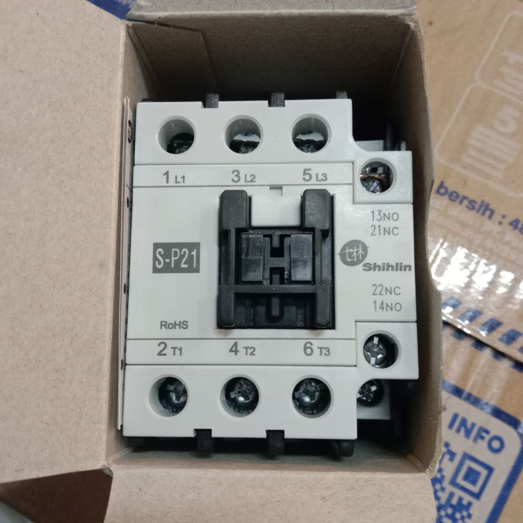 Kontaktor/Contactor Shihlin SP21 S-P21 220V Original