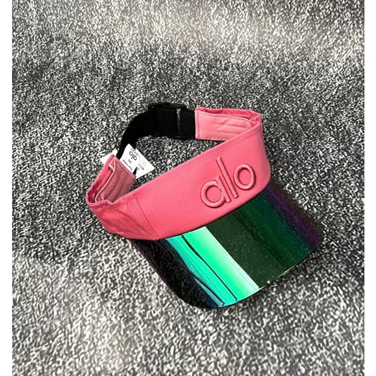 TOPI ALO YOGA VISOR CAPS SIMPLE ORIGINAL PINK CAPS / TOPI PRIA WANITA / BEST SELLER BISA COD