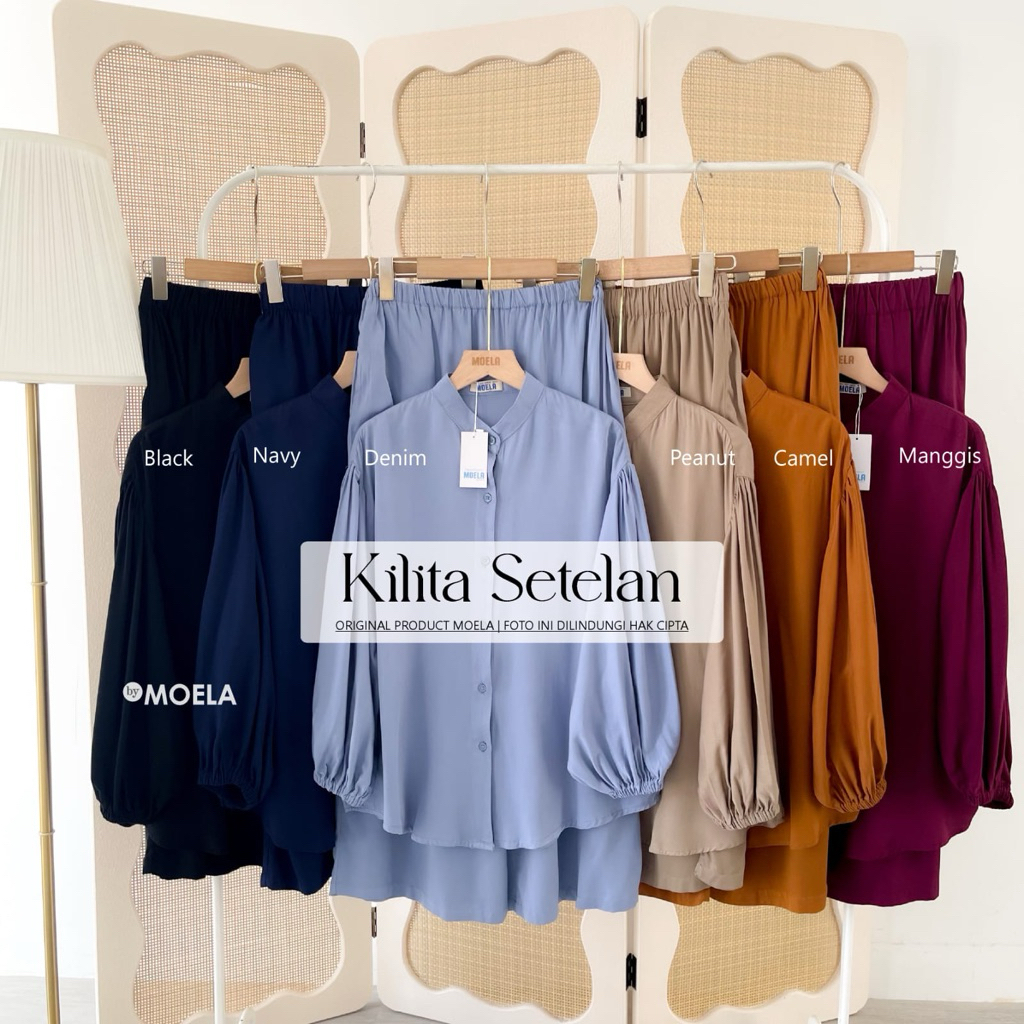 SETELAN POLOS ORI MORIST MOELA KILITA FAMIA SLILA OLAMI GUANE GELNA SET POLOS ORI BY MORIST. SETELAN