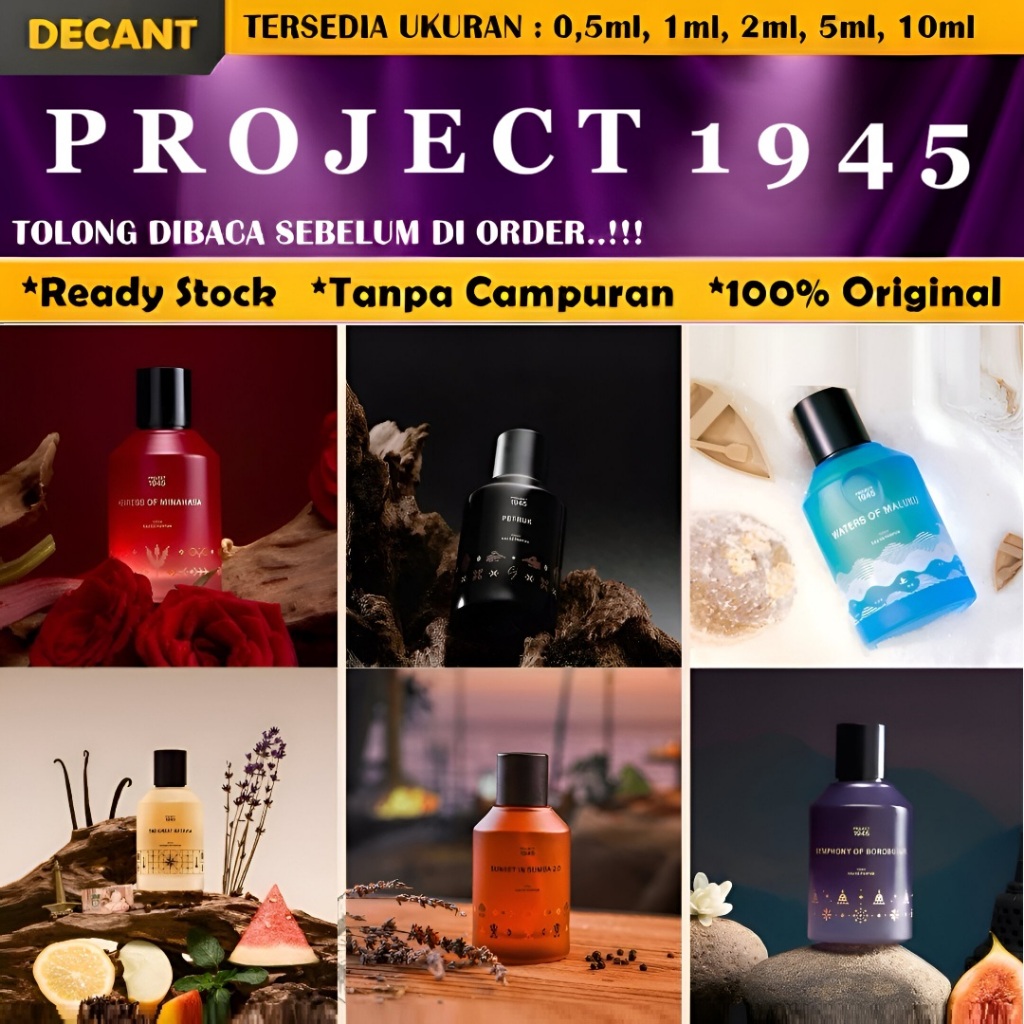 (FREE TESTER) Decant/Share Parfum PROJECT 1945 The Great Batavia Princess of Java Nusantara's Embrac
