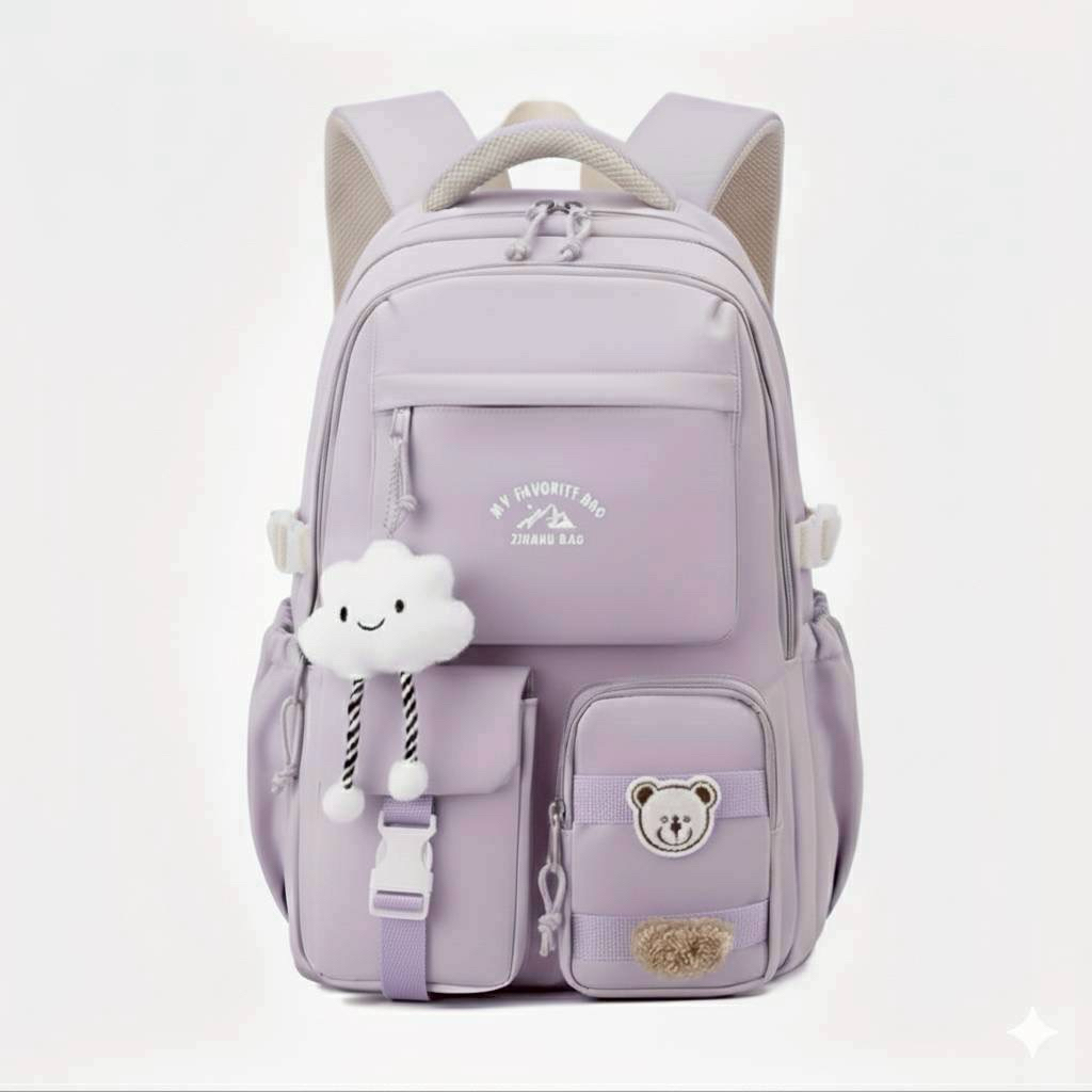 HATRA BAGS - Favorito Tas Ransel Wanita Aesthetic Premium Tas Sekolah Tas Kuliah Tas Traveling Wanit