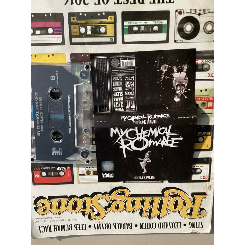 kaset pita mcr album black parade
