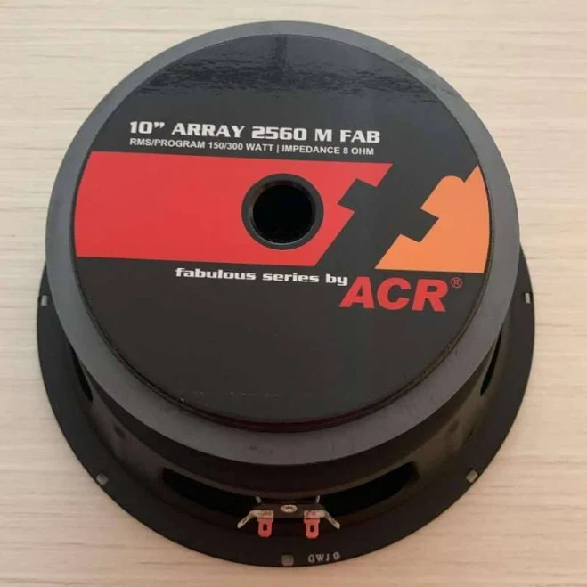 Speaker ACR Fabulous 10 Inch ARRAY 2560 M Original Woofer Mid Low 300 Watt 8 Ohm