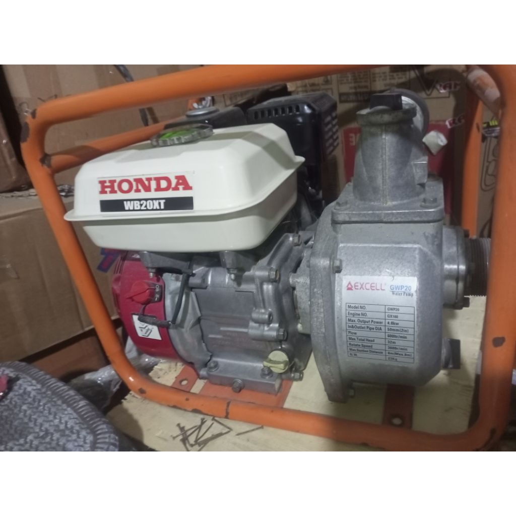 mesin pompa air Alkon 2" Honda GX160 seken normal
