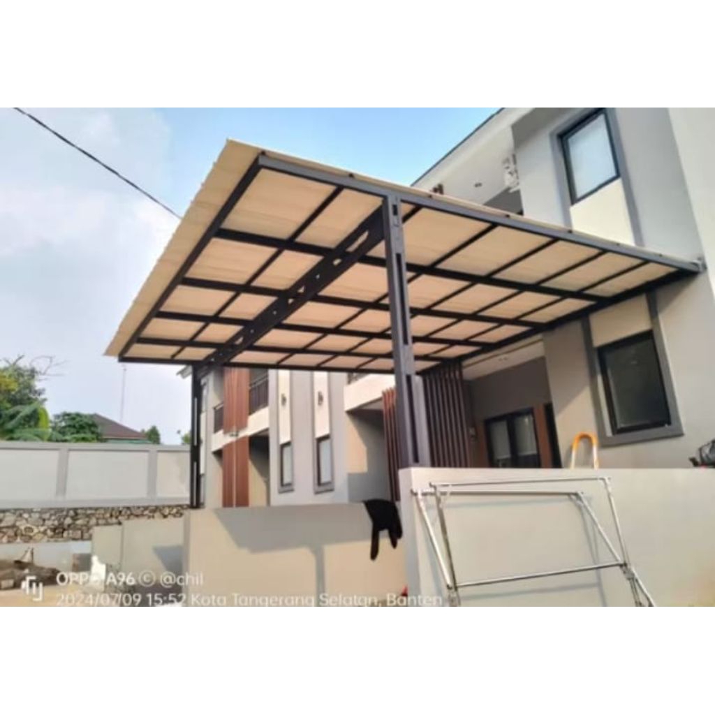 Kanopi Alderon Double Layer BAJARINGAN+ PASANG Permeter + JABODETABEK + Teras Rumah