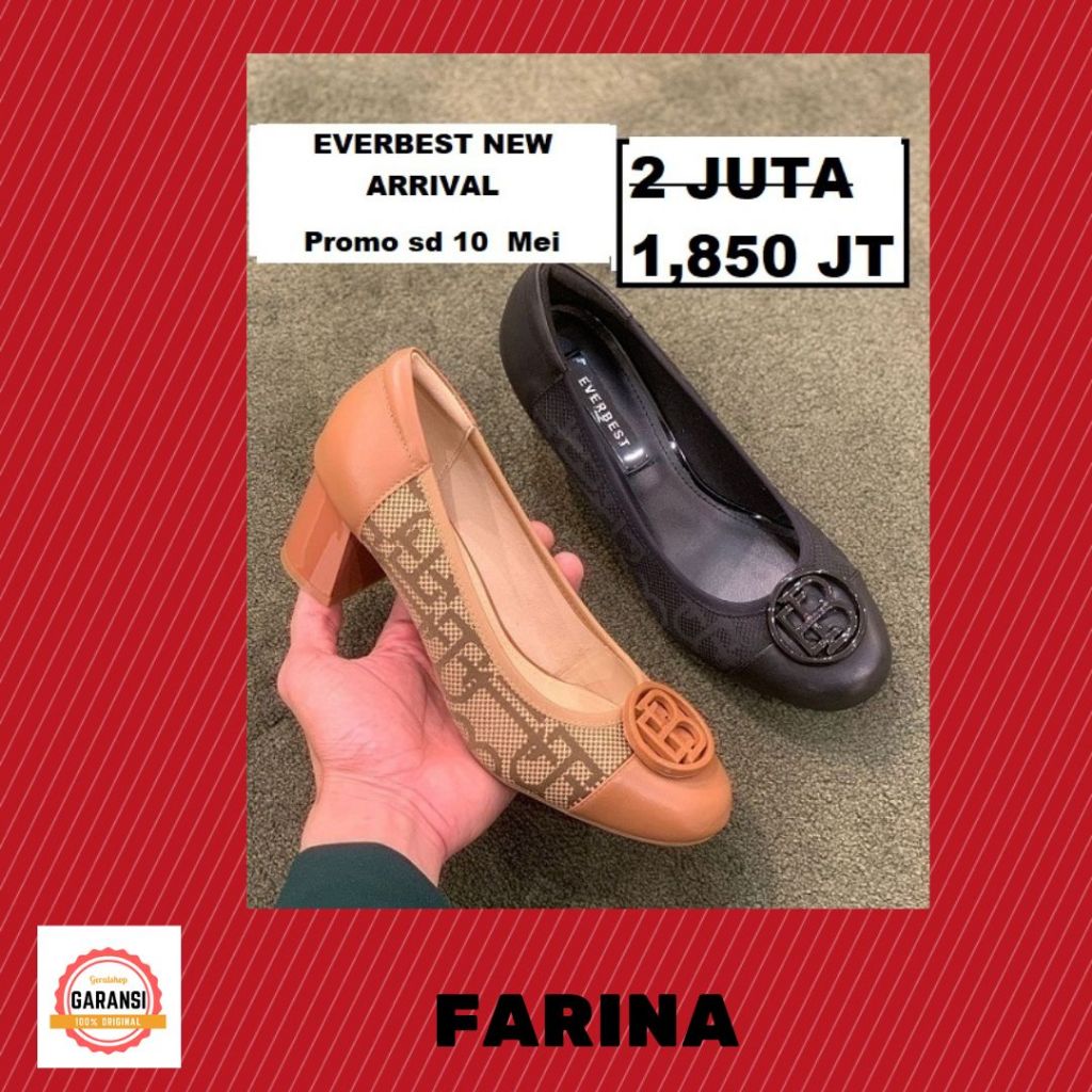 Sepatu heels wanita EVERBEST FARINA sale original store