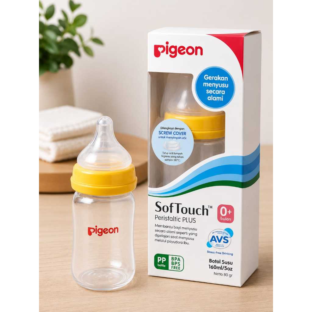 PIGEON Bottle susu 160ml | Botol Susu Bayi | Botol Susu Newborn