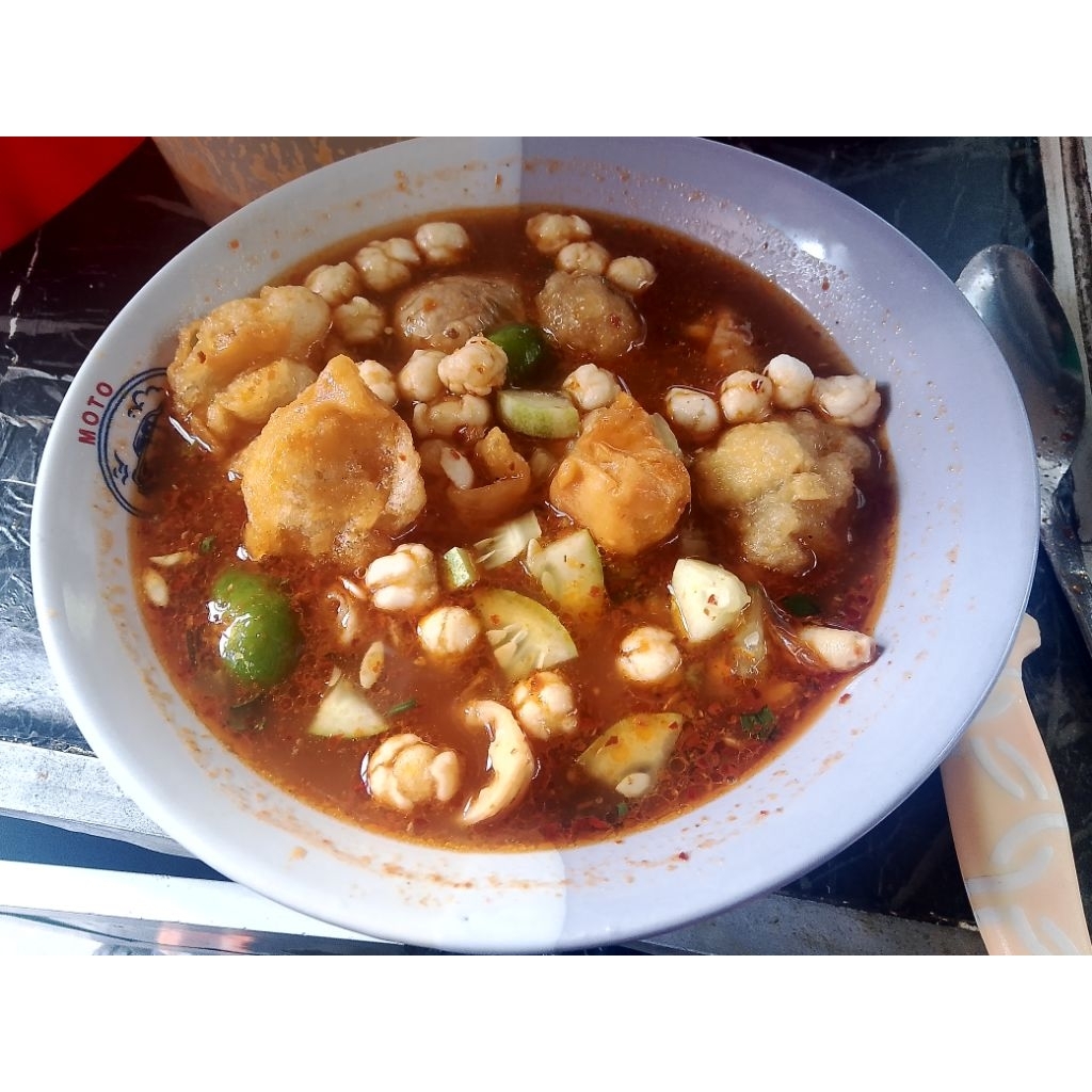 Baso Aci(cilok isi ayam&jando)