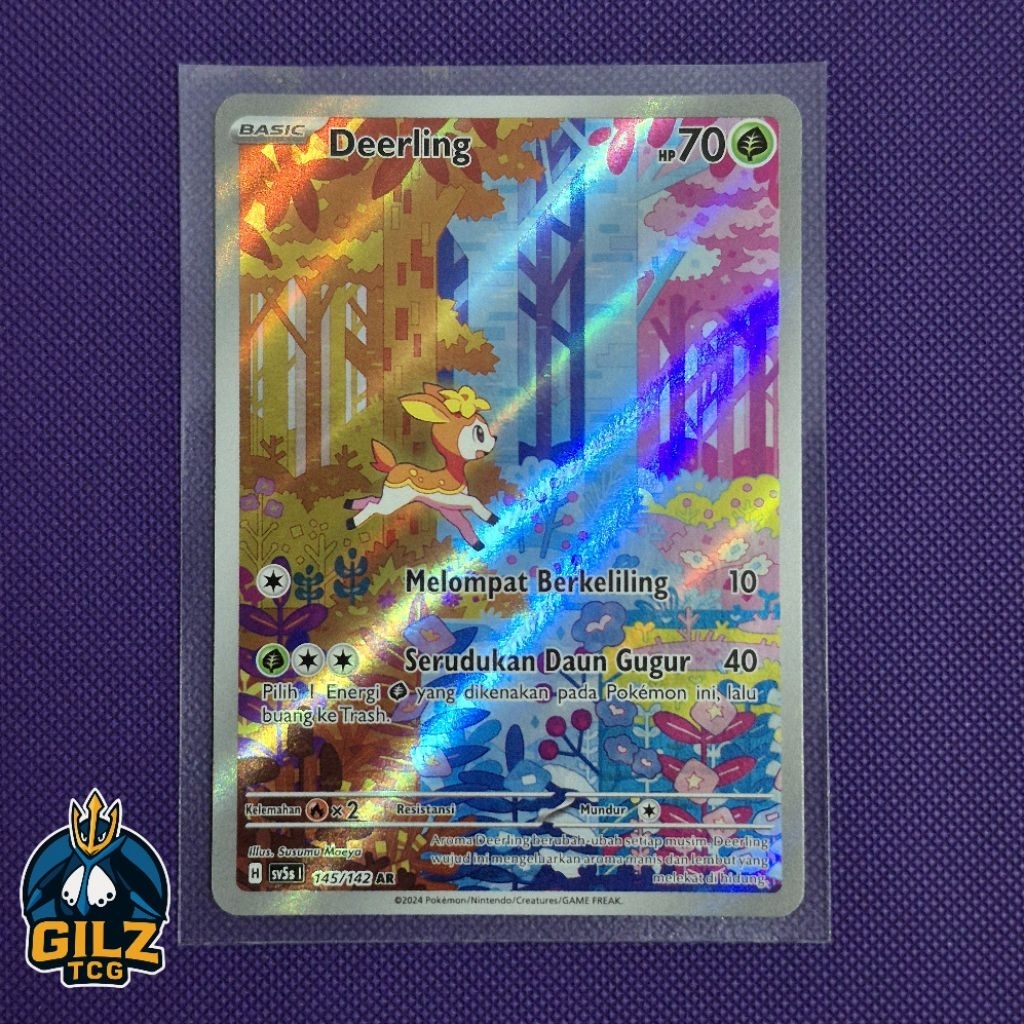 Kartu Pokemon Deerling AR 145/142