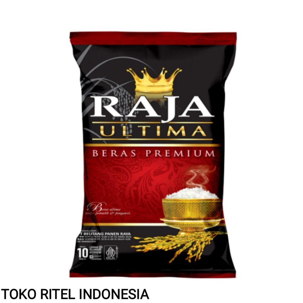 Beras Raja Ultima 10kg/Beras Premium Beras Raja Ultima 10 kg/Beras Kemasan Jumbo 10 kg Beras Raja