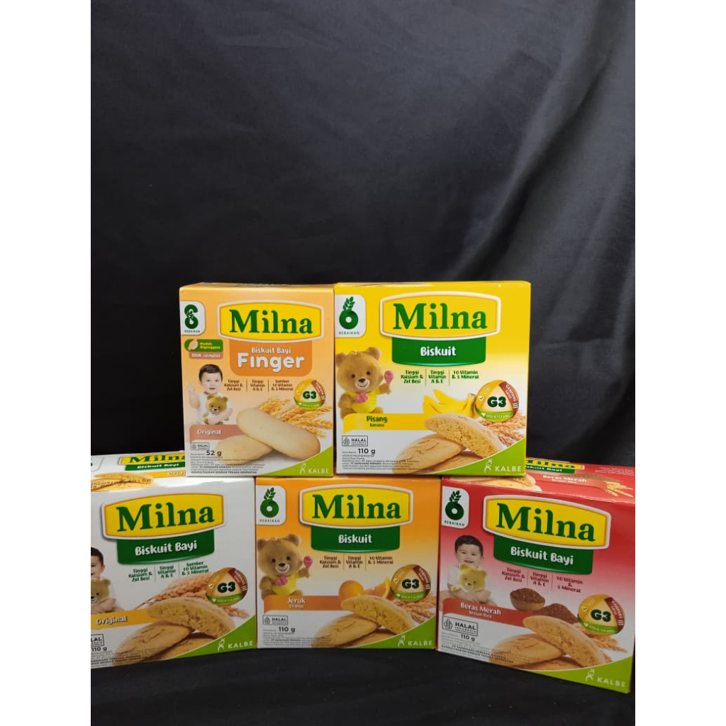 Milna Biskuit Bayi & Milna Biskuit Bayi Finger Aneka Rasa