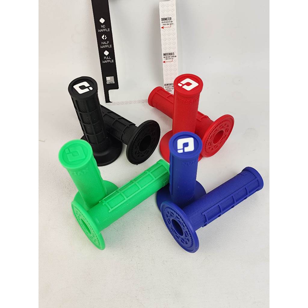 ODI Full-Waffle Motocross Slip-On Grips - Grip Motorcross Anti Slip Odi grip Original