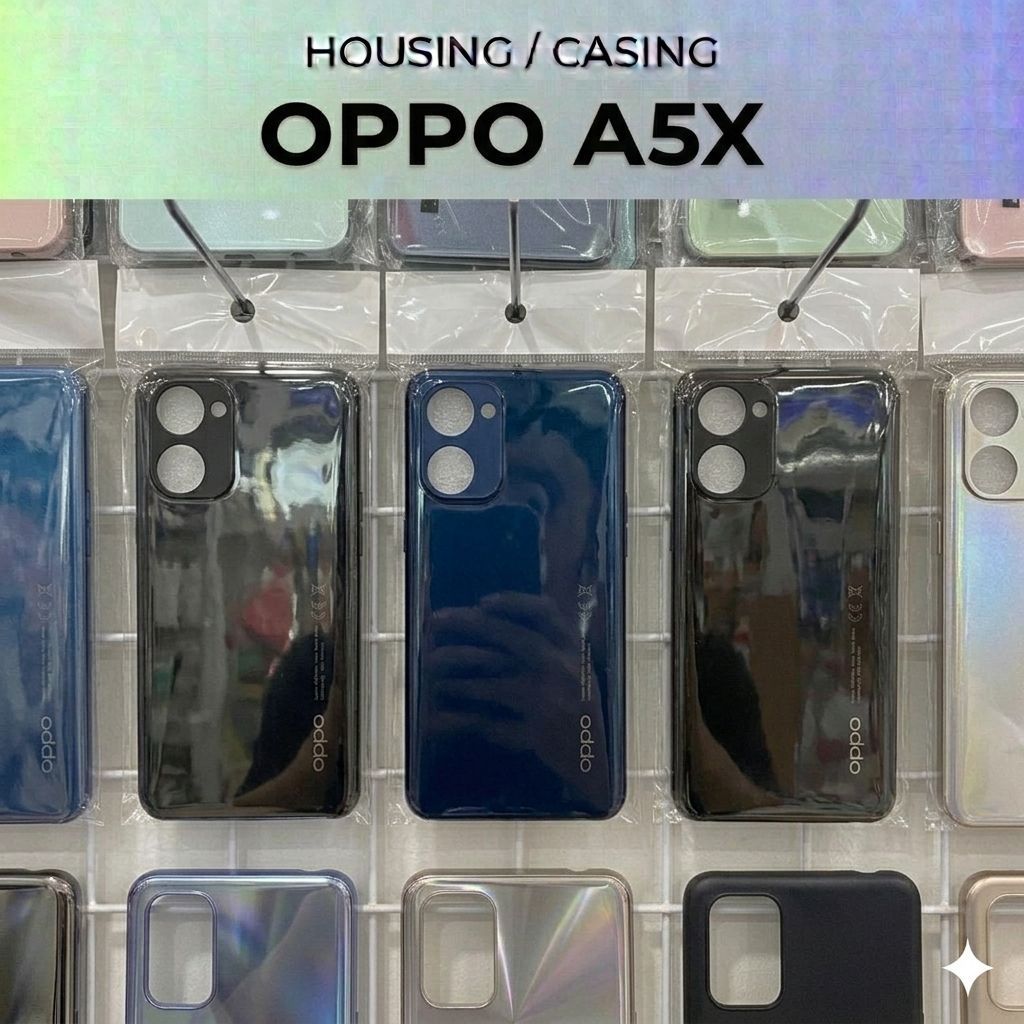Casing Housing Body Oppo A5X FULLSET Backdoor + Bezel Tulang HP