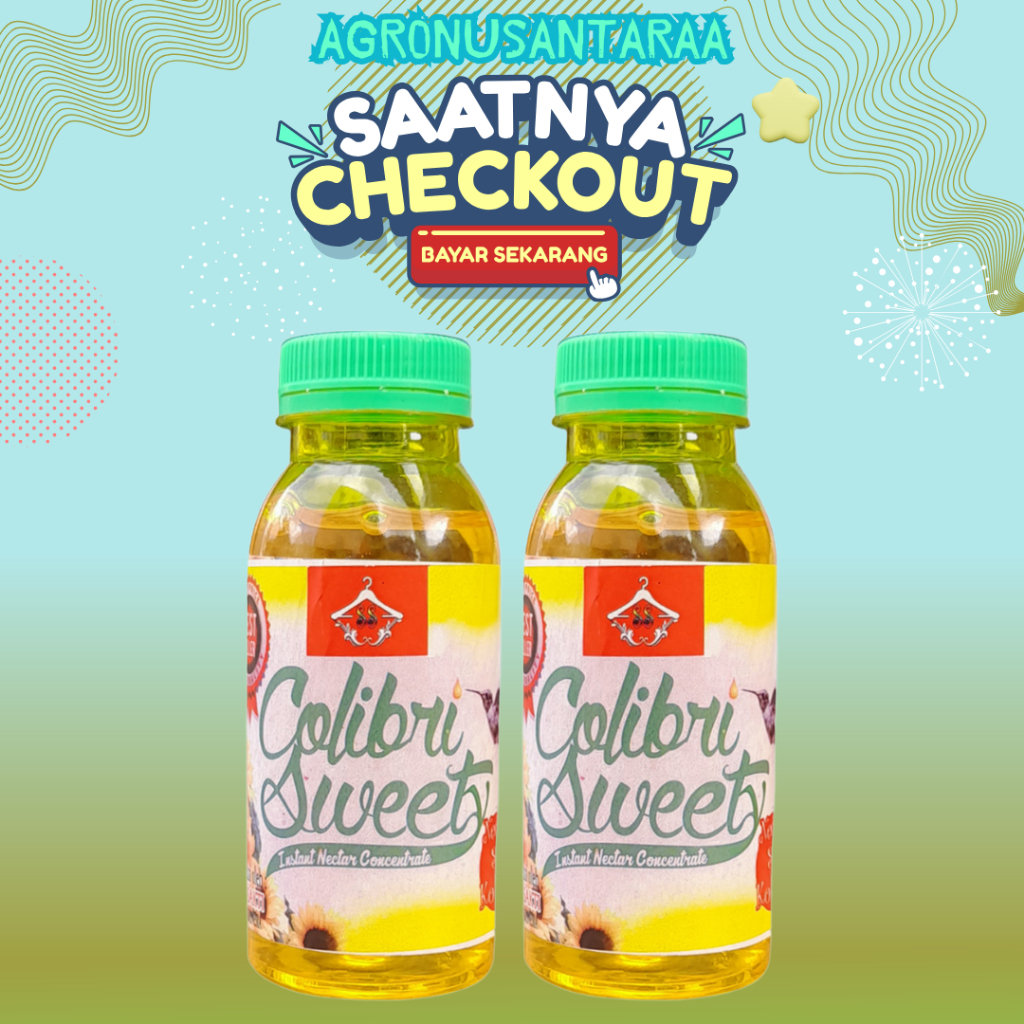 COLIBRI SWEET 100 ML BOTOL - Colibri Sweet Vitamin Burung Untuk Makanan Harian BY SINAR SAKTI
