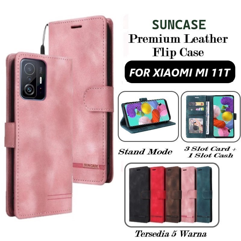 case hp for XIAOMI 11T / XIAOMI 11T PRO Premium flip wallet Flip case Magnet Casing flip cover silik