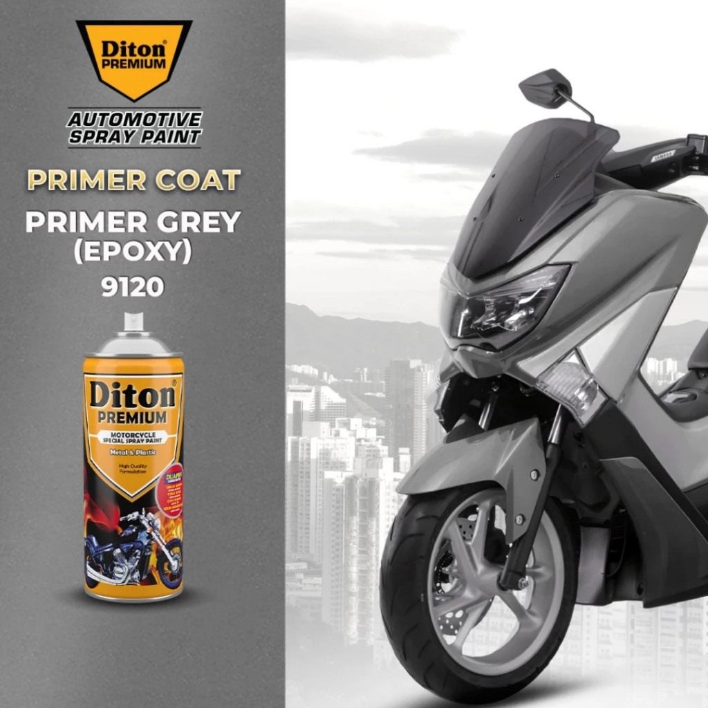 DITON PREMIUM Cat Semprot Dasar / DITON PREMIUM CAT SEMPROT PYLOX TERLARIS Primer Grey 9120